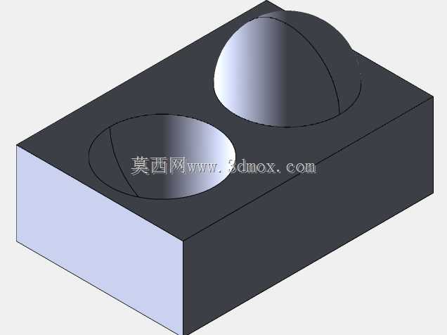 表面铣削-正负形状(PTC Creo 6.0,制造)