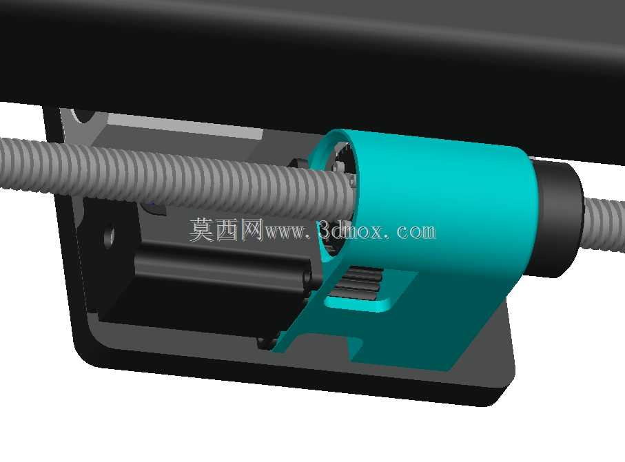 CNC概念的反齿隙CNC弹簧加载螺母步进电机齿轮连接