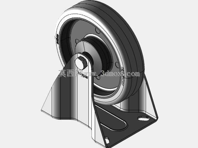 Kolo stabilno 160mm-Serija PE-siva elasti?na guma