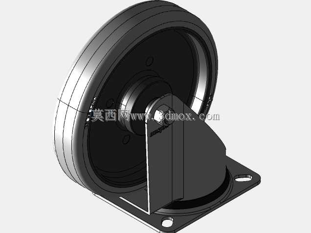 Kolo stabilno 200mm-Serija PE-siva elasti?na guma