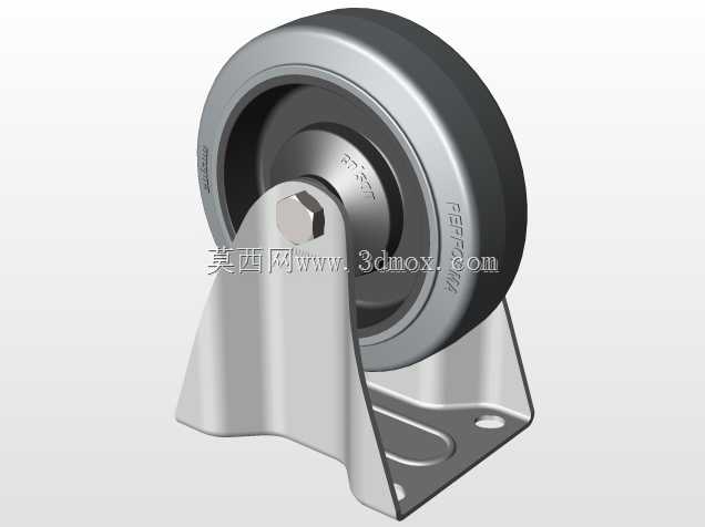 Kolo stabilno 125mm-Serija PF-siva elasti?na guma