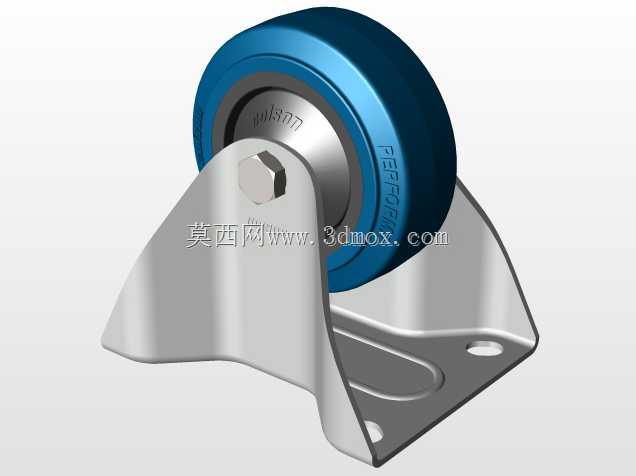 Kolo stabilno 100mm-Serija PR-modra elasti?na guma