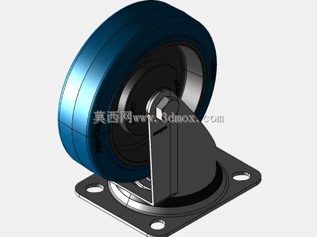 Kolo gibljivo 125mm-Serija PR-modra elasti?na guma