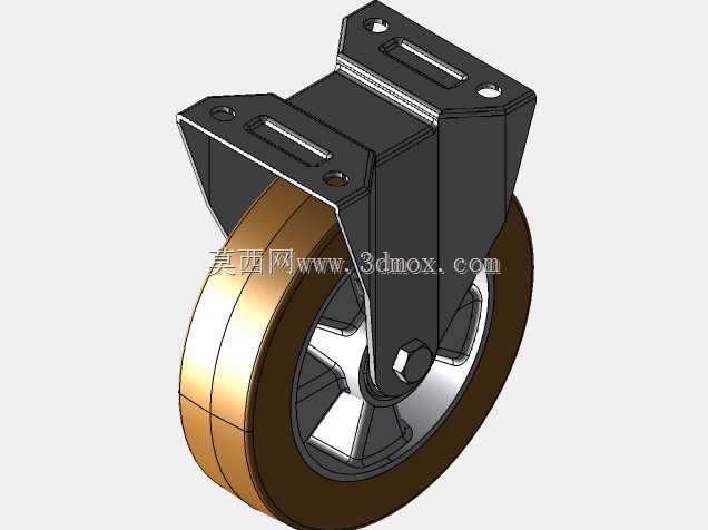 Stabilno kolo 200mm-Serija AU-aluminij+poliuretan-intenzivna uporaba