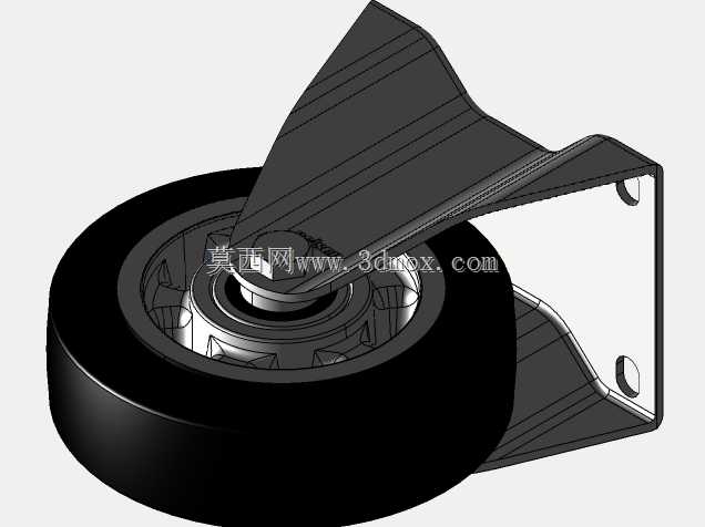 Stabilno kolo 160mm-Serija AB-aluminij+?rna elasti?na guma
