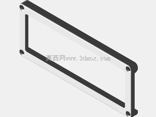 1-10钢筋混凝土2件套登记/车牌框架设计,采用斜面设计