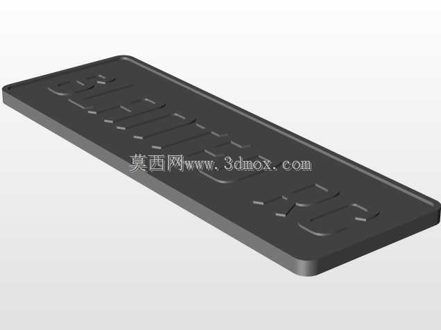 1-10钢筋混凝土2件套登记/车牌框架设计,采用斜面设计