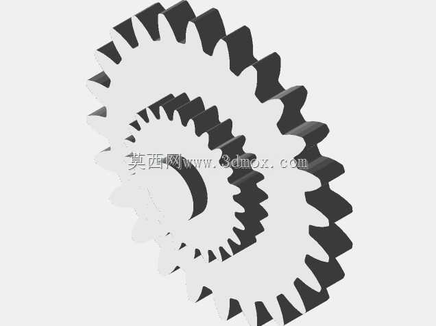 简单的8:1带手动曲柄的减速箱