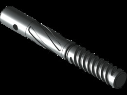 Tornillo con ranuras torcidas y 3 hilos��