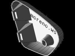 雅马哈Virago XV 250的3D可打印左侧盖