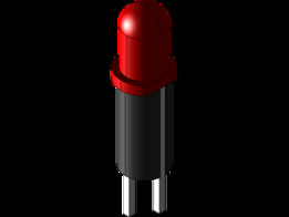 LED 3mm con-espaciador