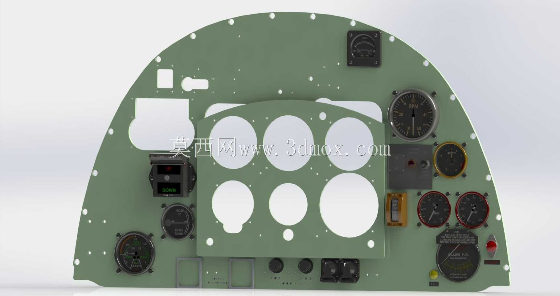 INST-14 Spitfire MK IX起落架指示器