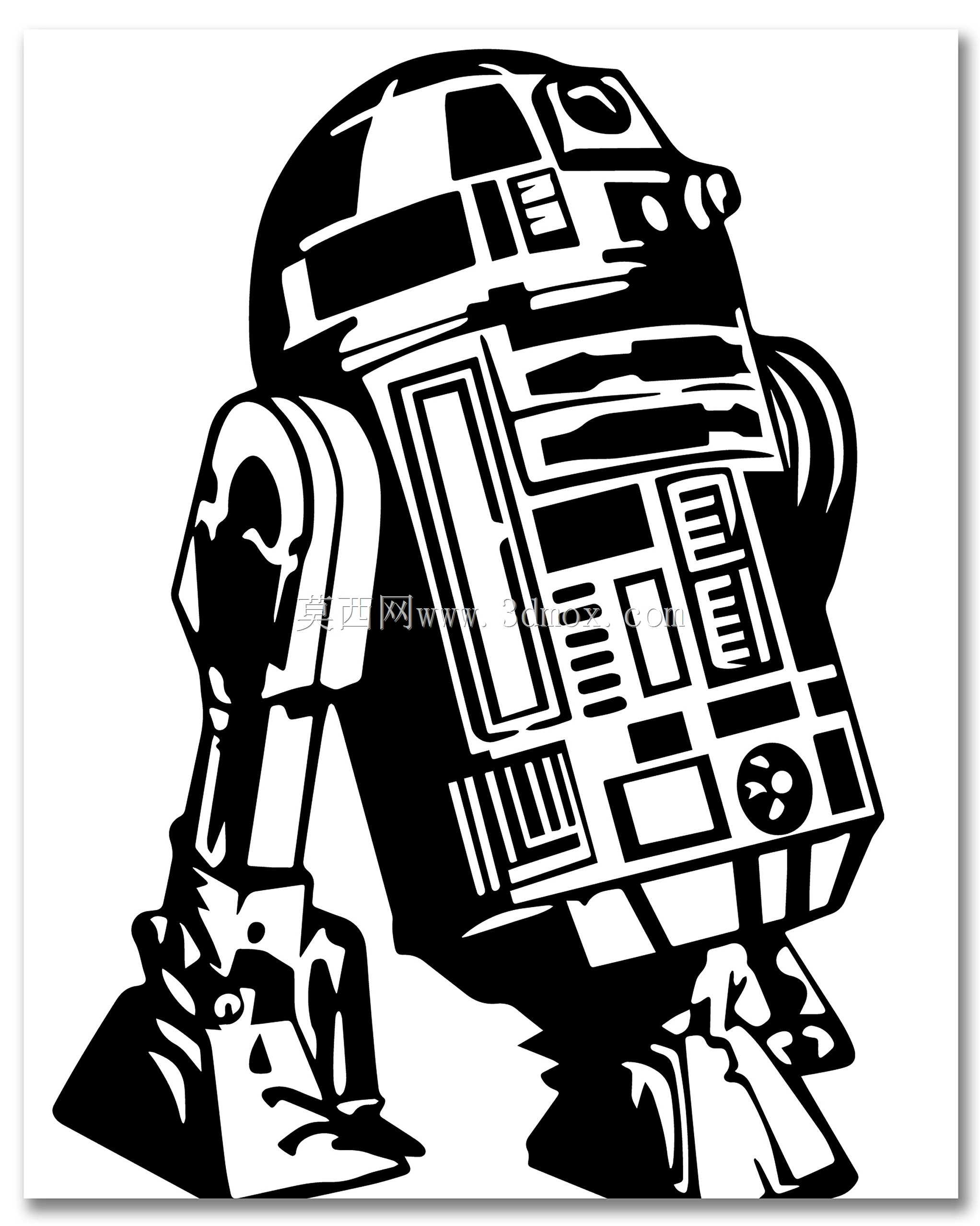 R2-D2饼干切割器v2