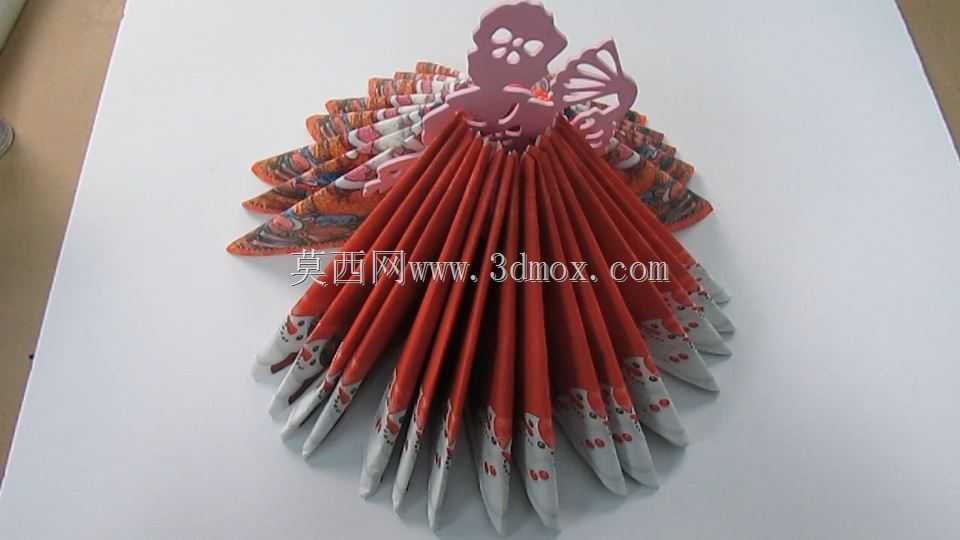 佛兰芒餐巾架,可3D打印或激光切割