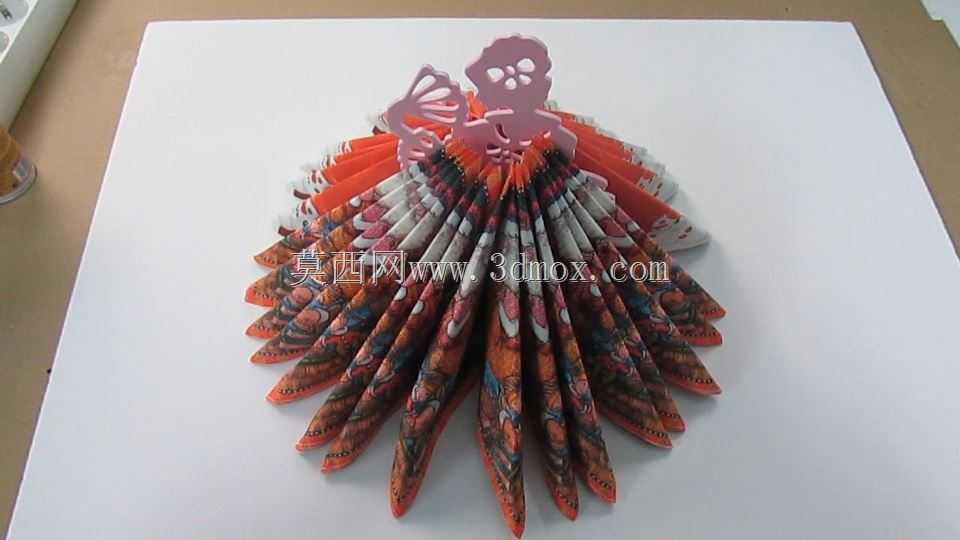 佛兰芒餐巾架,可3D打印或激光切割