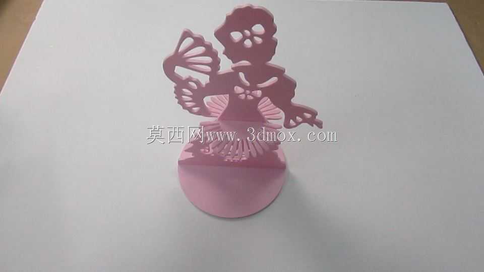 佛兰芒餐巾架,可3D打印或激光切割