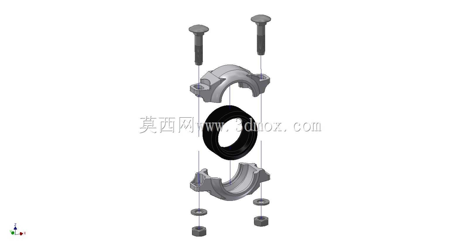 管接头1 1/2’’(DN40)450psi(31 bar)AISI316