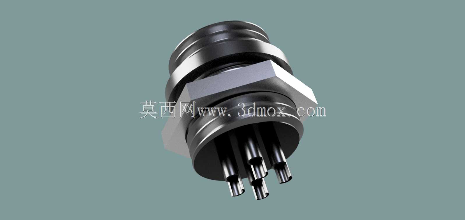 Conector Macho 4销