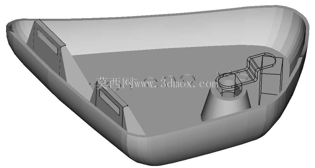 雅马哈Virago XV 250的3D可打印左侧盖