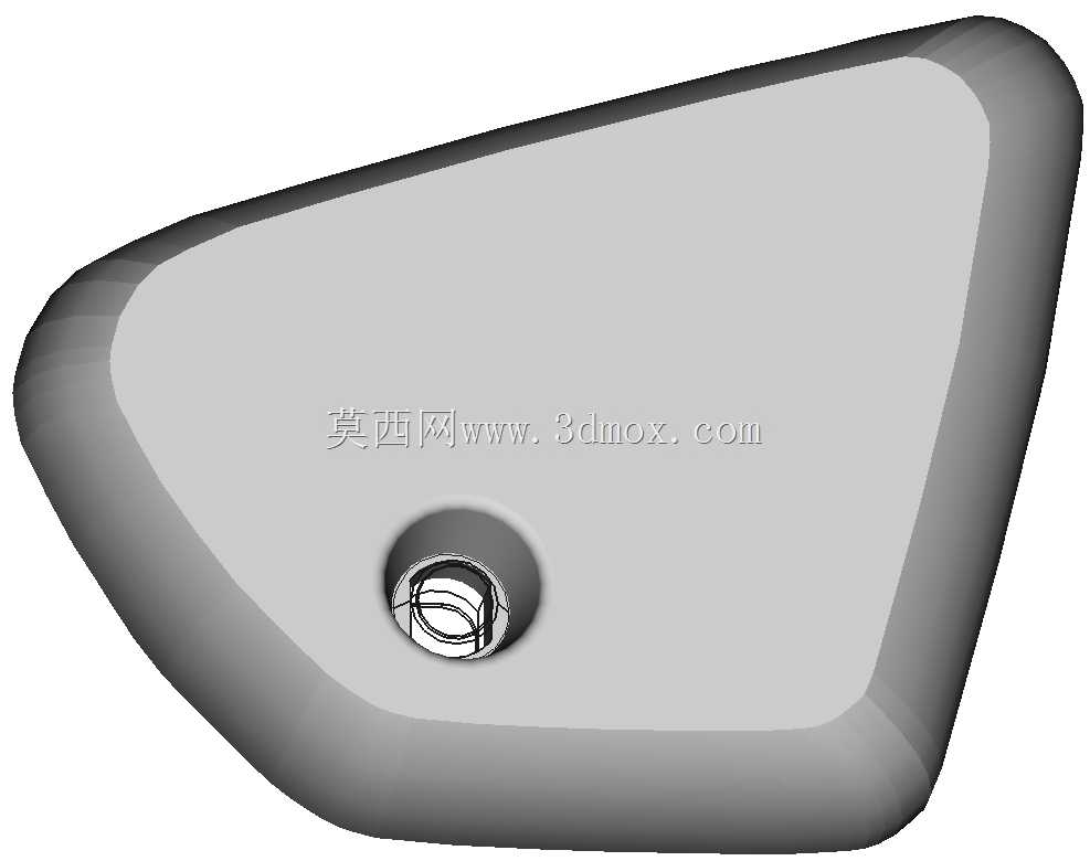 雅马哈Virago XV 250的3D可打印左侧盖
