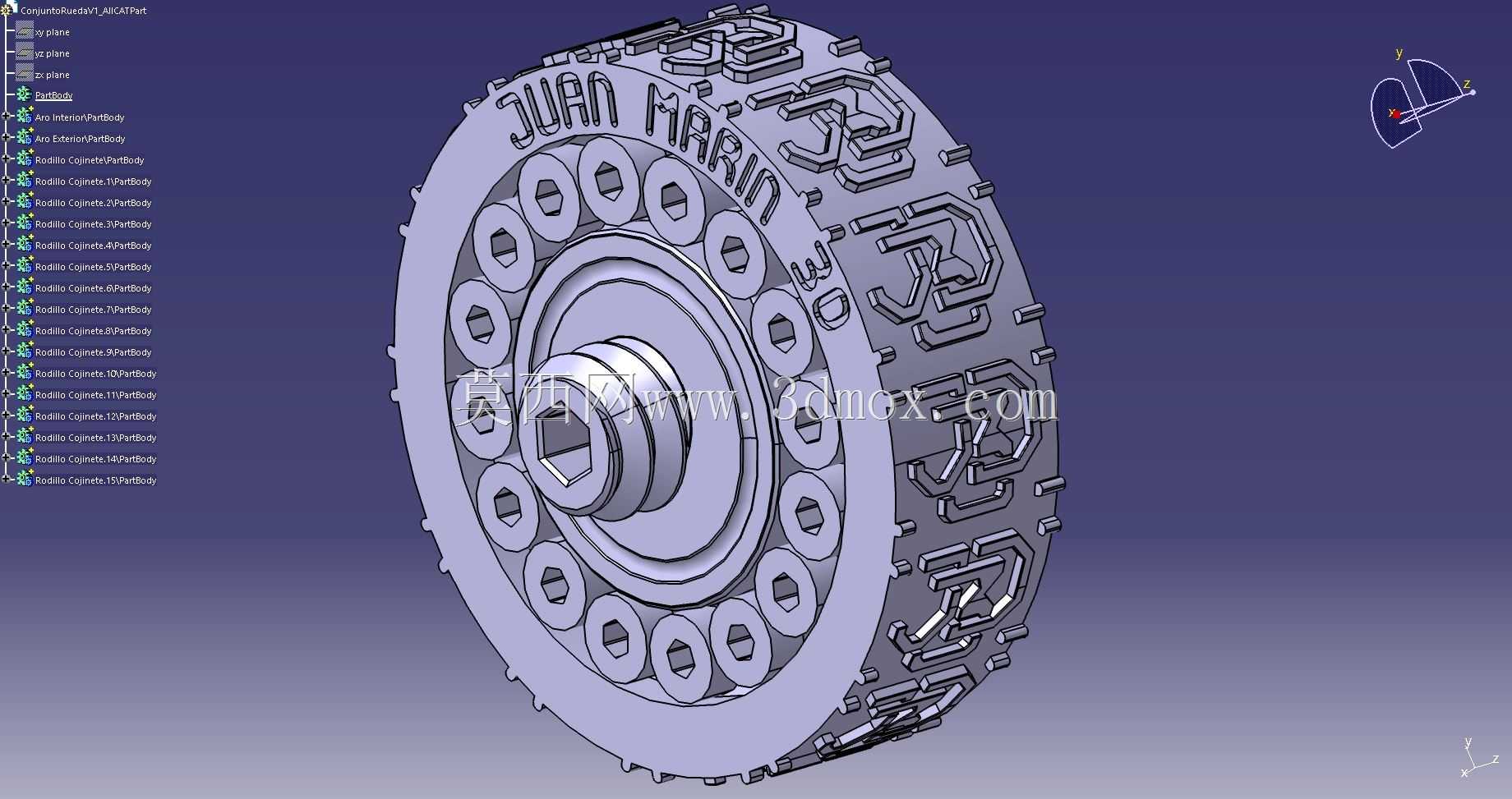 鲁埃达汽车公司(Rueda Autolimpiante Autoengrasante Con Cojinete)
