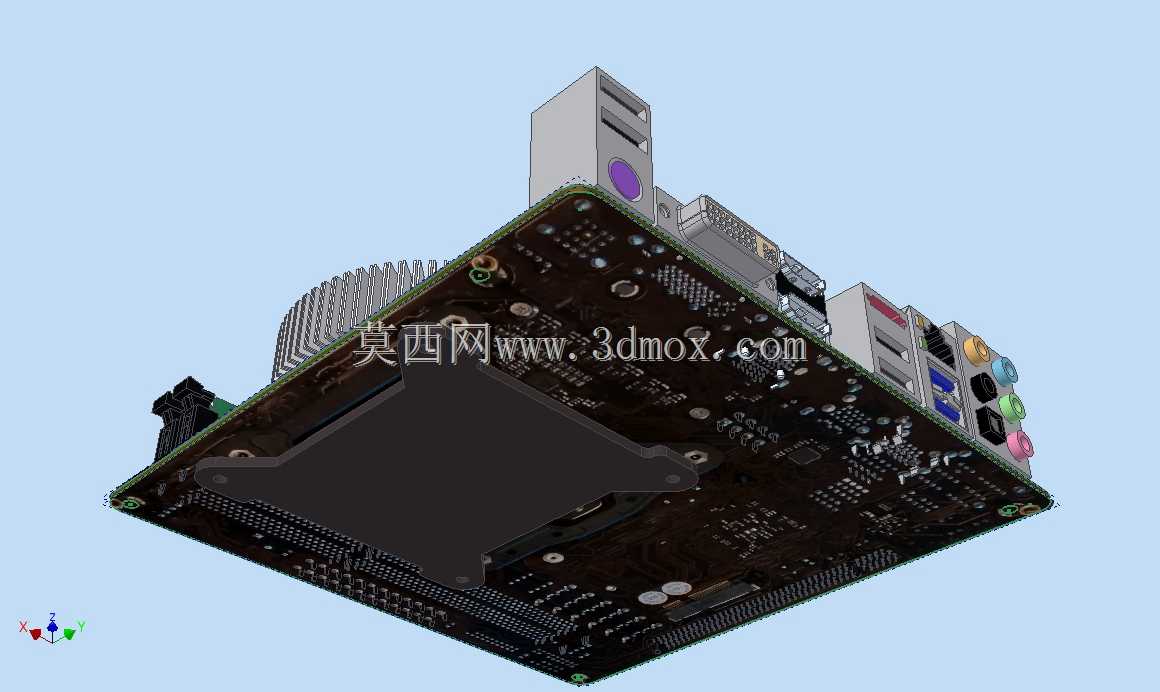 ASROCK-Z87E-ITX迷你ITX外形尺寸主板