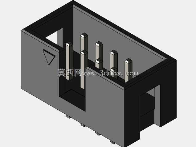 Conector IDC 2.54 2x4