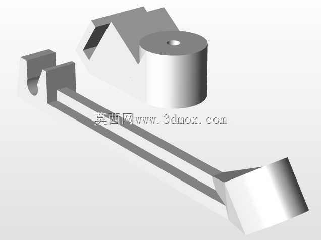 3D打印机机架的拖拉机支柱V3