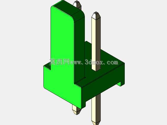 Conector PCB垂直,2个松树,2.54mm