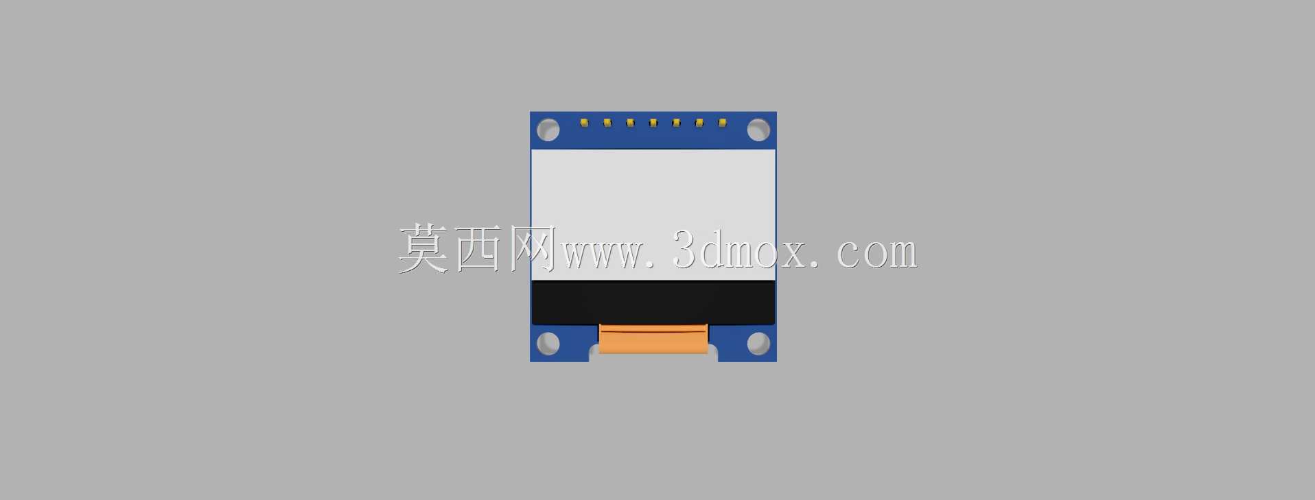 SSD1306 OLED 0.96英寸V2.0宽/SPI u0026 I2C(7针)