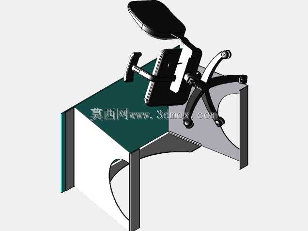 金属玻璃台面办公室