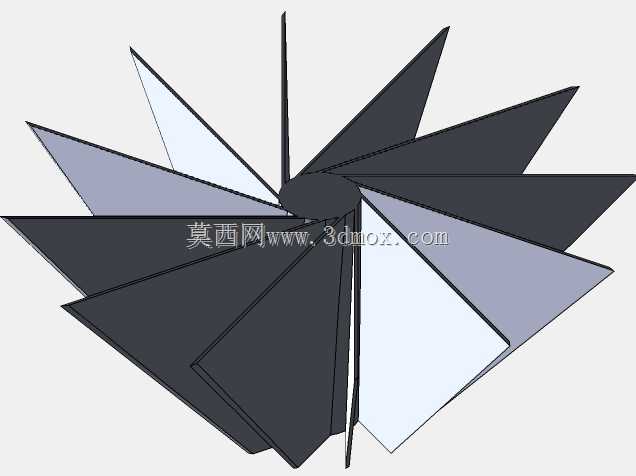 涡轮叶片及其微积分领域(CFD),a labes de turbina y dominio de cálculo