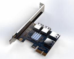 pcie 4x拆分卡