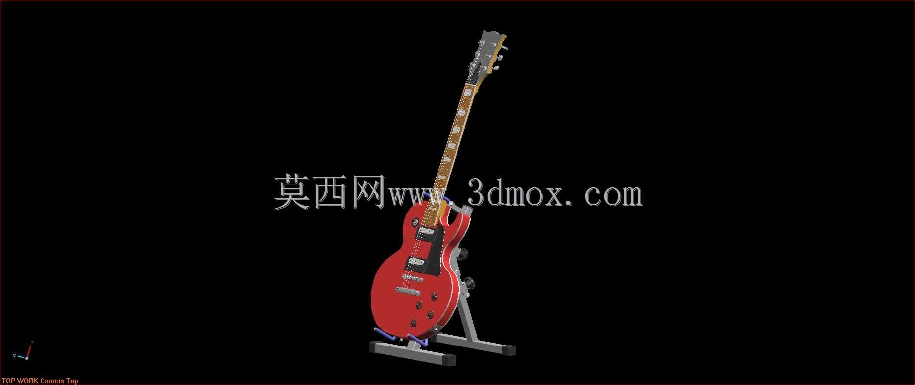 吉他Les Paul,caixa \\吉他Les Paul,盒子,支架。