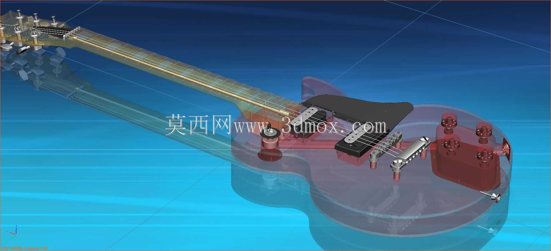 吉他Les Paul,caixa \\吉他Les Paul,盒子,支架。