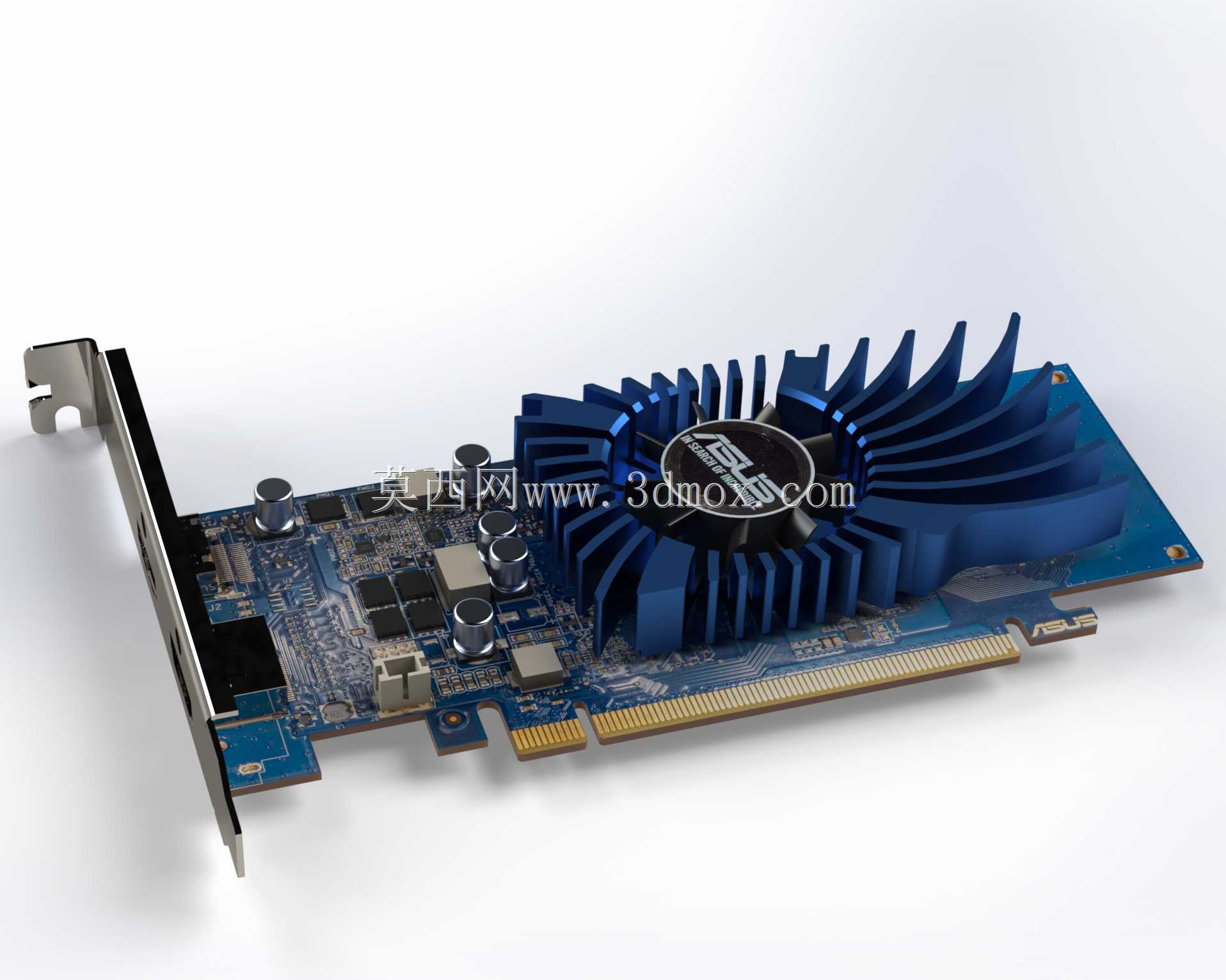华硕Nvidia Geforce GT 1030轻薄GPU