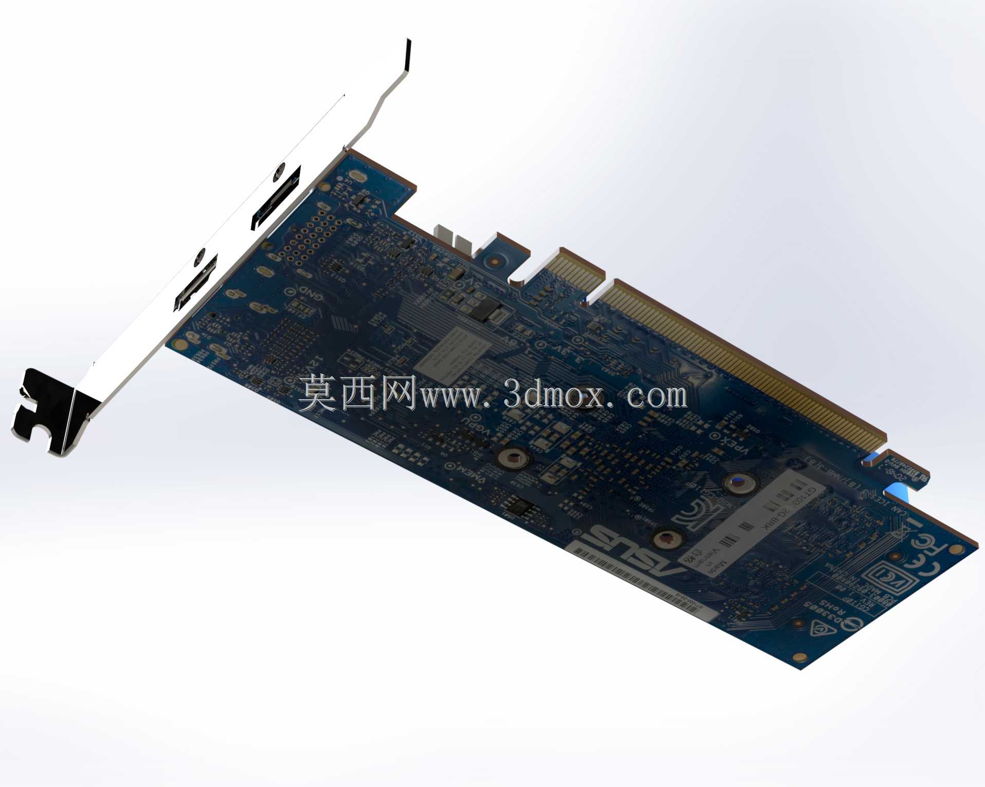 华硕Nvidia Geforce GT 1030轻薄GPU