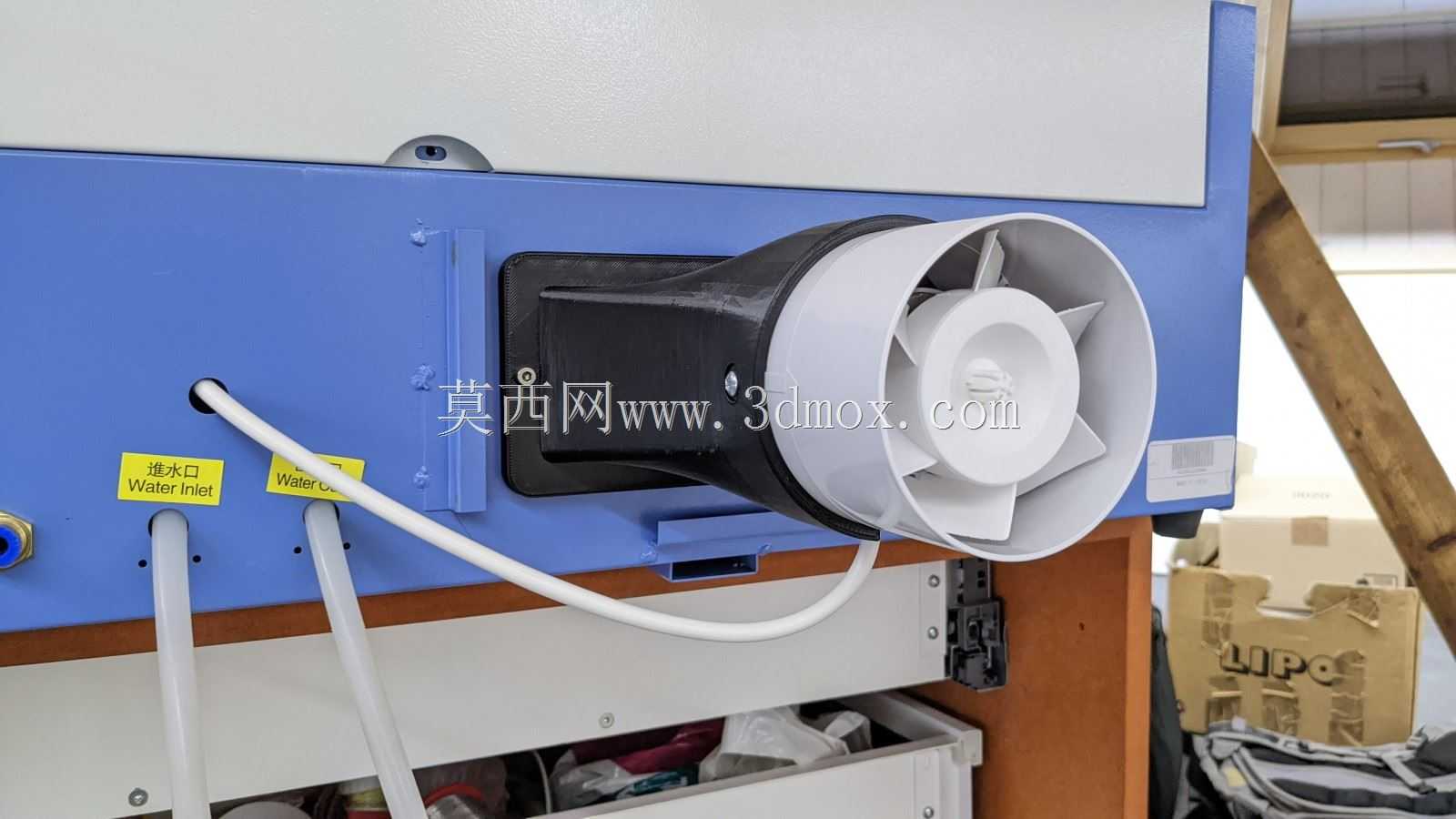 K40激光CO2排烟风机适配器