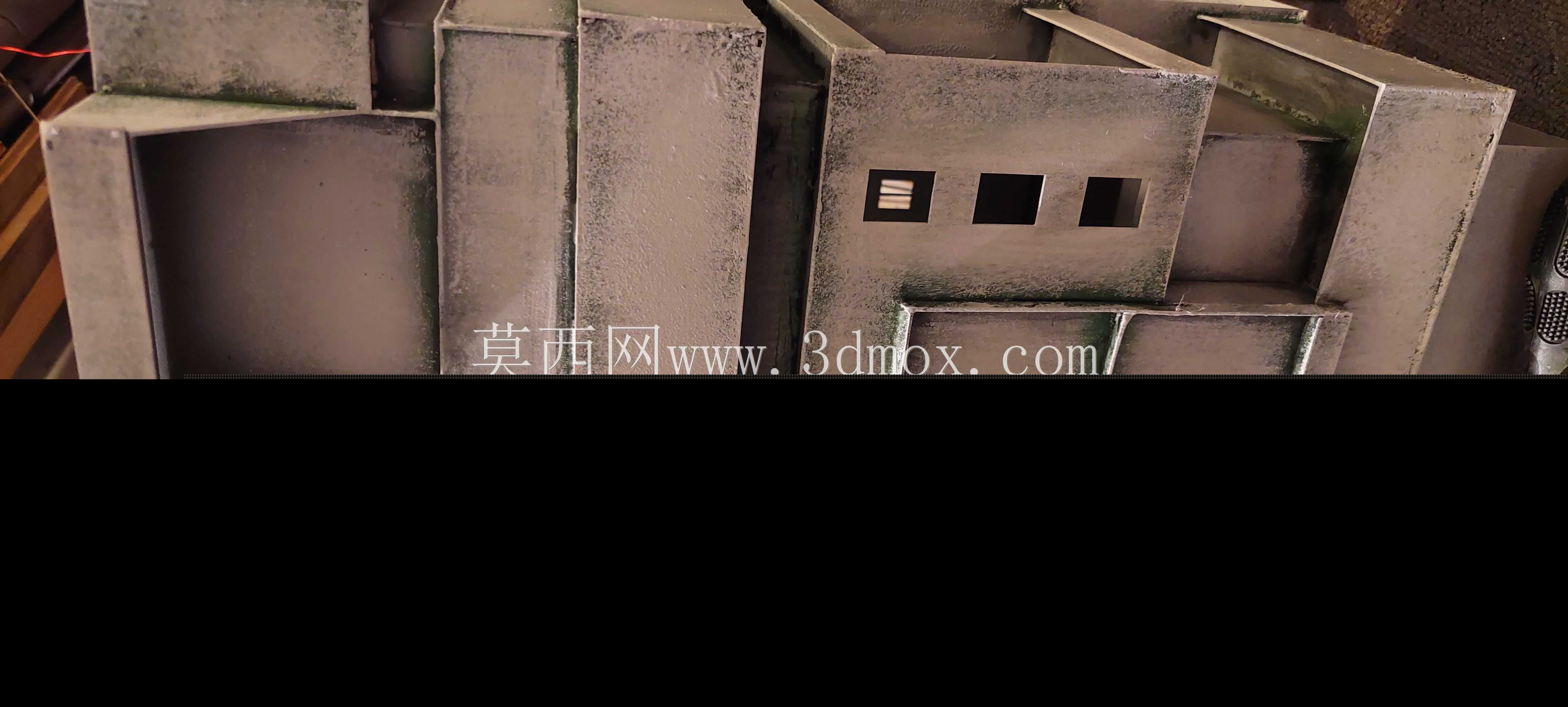 赛博朋克大厦1/87 HO铁路