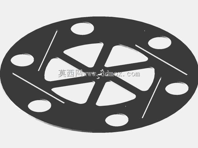 气垫船模型的Radialfan CW和CCW