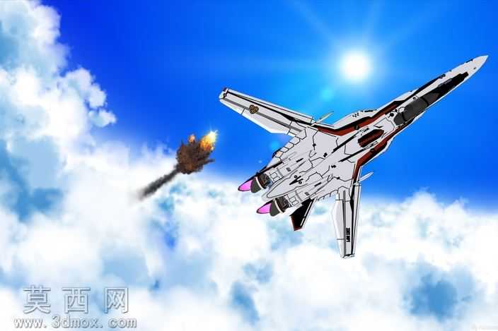 狐狸一~VF-25F弥赛亚(战斗机模式)