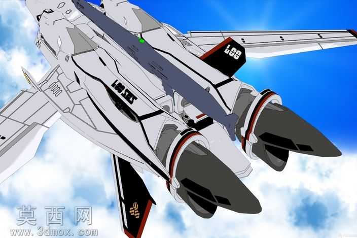 狐狸一~VF-25F弥赛亚(战斗机模式)