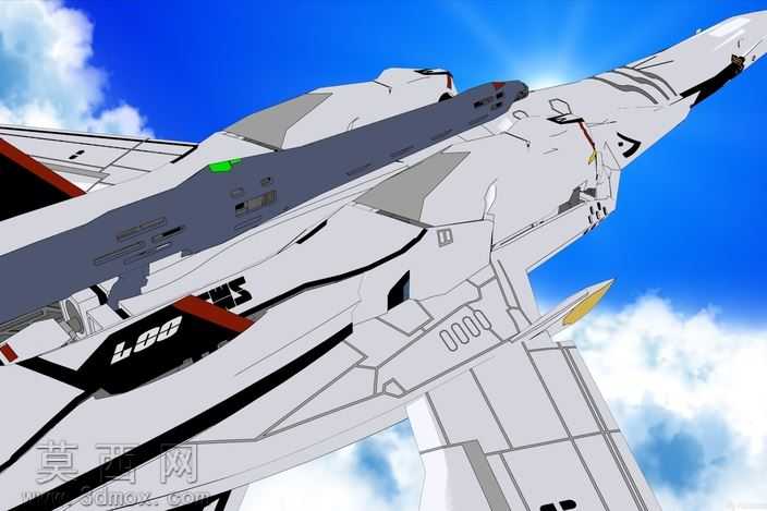 狐狸一~VF-25F弥赛亚(战斗机模式)