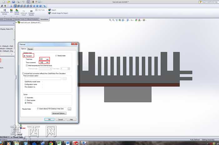 �̳̣������SolidWorks��ִ��˲̬�ȷ���

