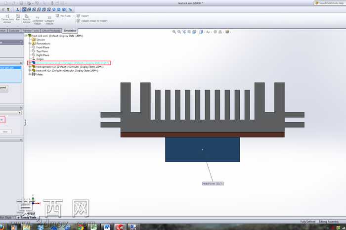�̳̣������SolidWorks��ִ��˲̬�ȷ���
