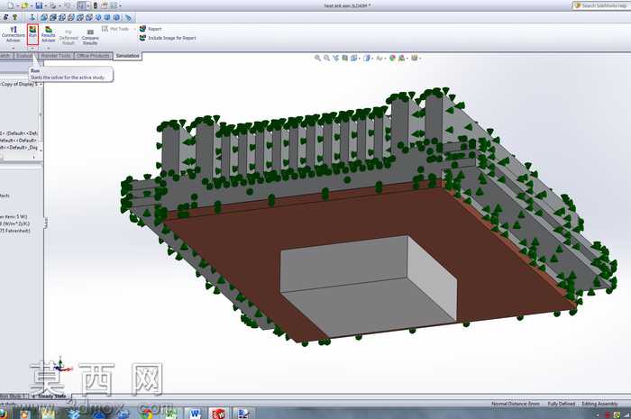 �̳̣������SolidWorks��ִ��˲̬�ȷ���
