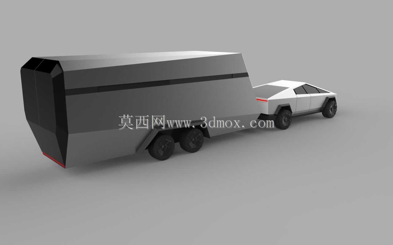 特斯拉赛博卡车露营