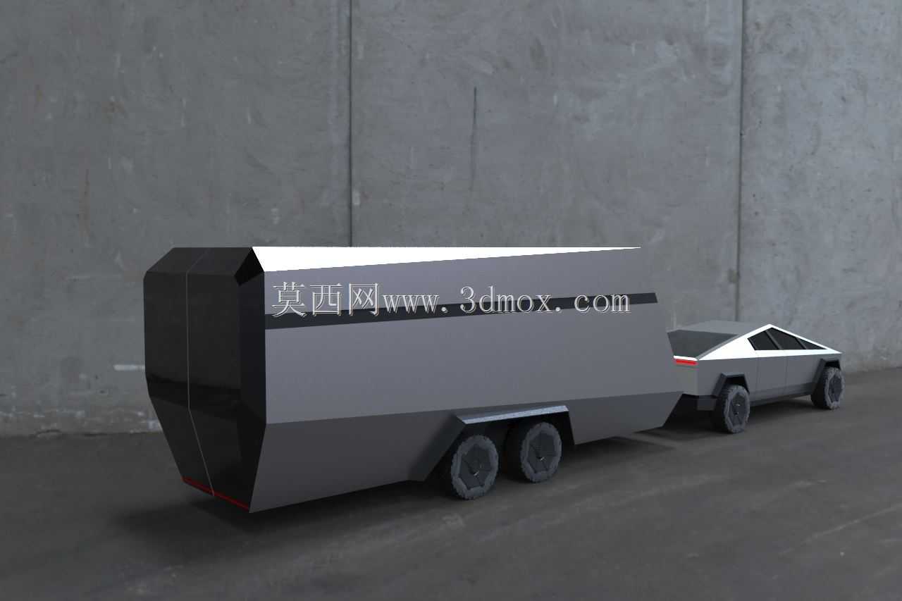特斯拉赛博卡车露营