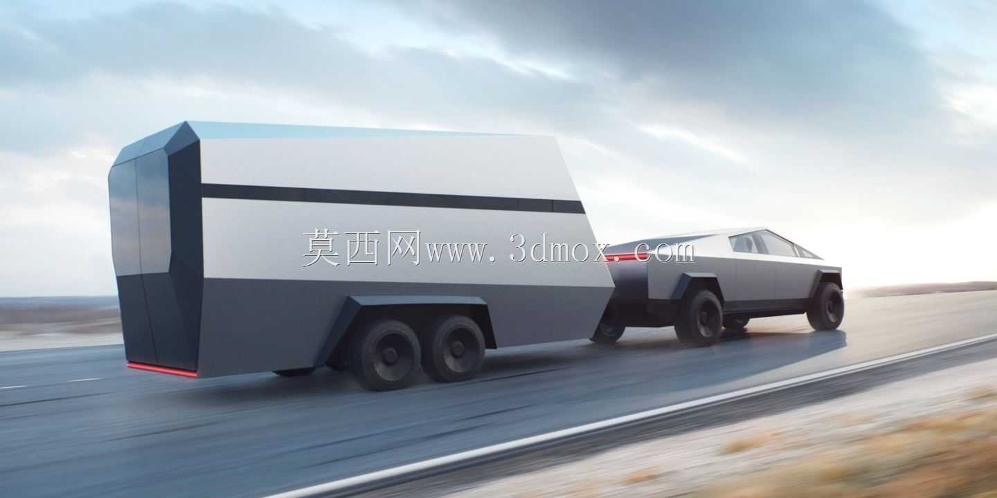 特斯拉赛博卡车露营