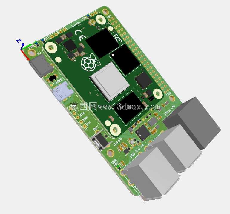 Raspberry Pi CM4:CatsPi帽子翻盖版